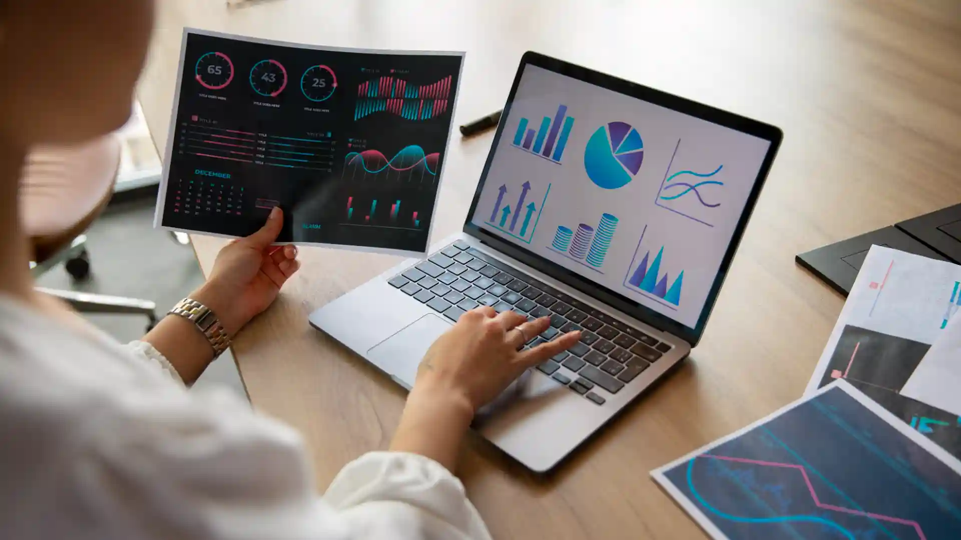 Analyzing KPI dashboards for marine terminal performance and operations insights
